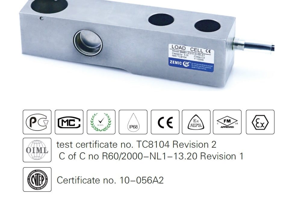 BM8H stainless steel shear beam load cell (500kg-5t) | Zemicus USA