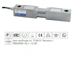 H9D nickel plated alloy steel dual shear beam load cell (1k-75k)-image