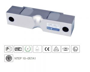 H9N nickel plated alloy steel dual shear beam load cell (25k-200k)-image