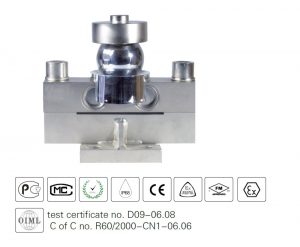 HM9B nickel plated alloy steel IP68 dual shear beam load cell-image